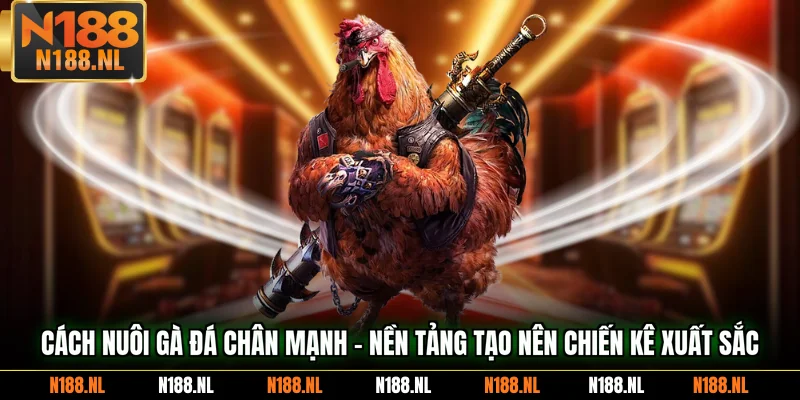 Cách nuôi gà đá chân mạnh