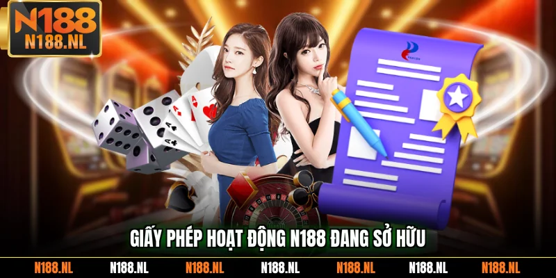 Giấy phép hoạt động N188 đang sở hữu